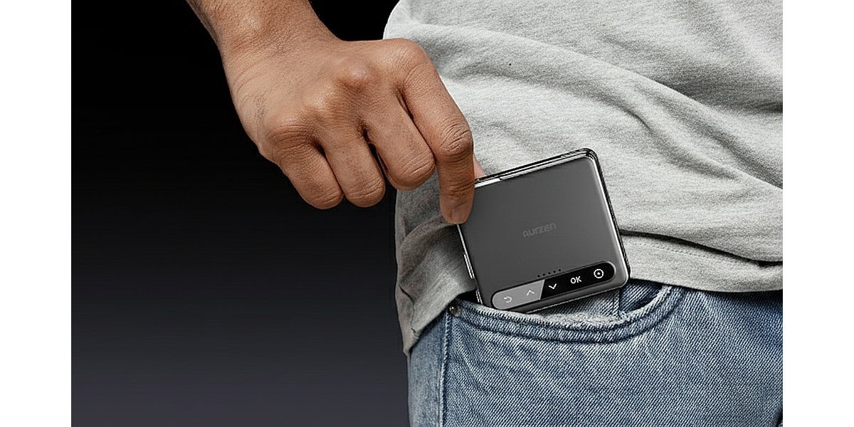 Aurzen ZIP Tri-Fold Mini HD najmniejszy projektor na świecie