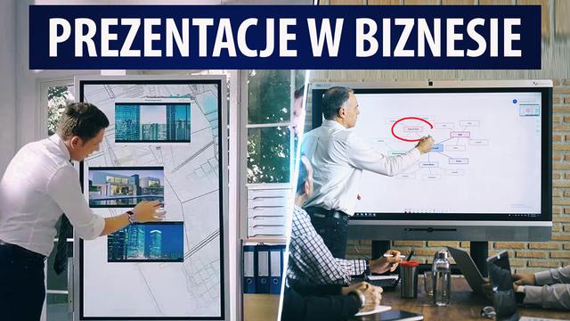 Tak mogą wyglądać nowoczesne Prezentacje Biznesowe - Monitory interaktywne i Flipcharty
