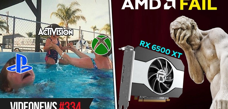 Microsoft kupił Activision Blizzard, AMD wypuściło słabą kartę graficzną - VideoNews 334