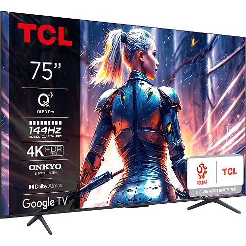 duży telewizor w przystępnej cenie TCL 75C75B