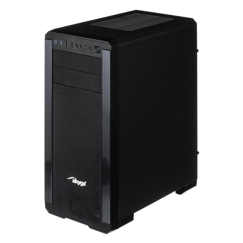 AKYGA OBUDOWA MIDI TOWER ATX PLEXI WINDOW AKY012BK AKYGA OBUDOWA MIDI TOWER ATX PLEXI WINDOW AKY012BK