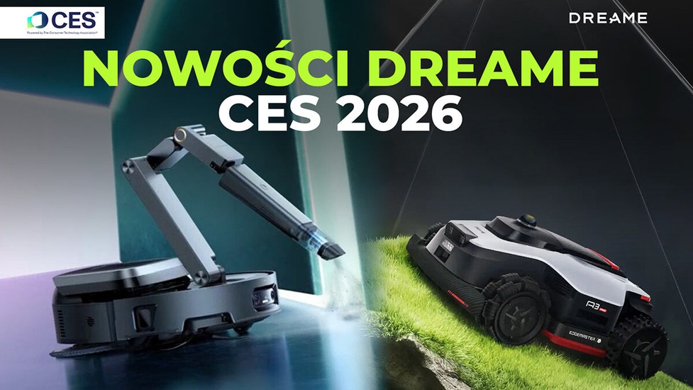 Niesamowite nowości od Dreame na CES 2026! Roboty, oczyszczacze, samochody