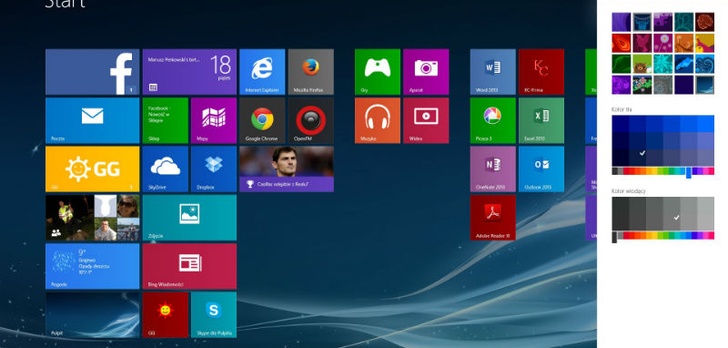 Windows 8 - Personalizacja Interfejsu Metro
