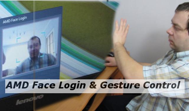 Kontrola gestów i Face Login w wydaniu AMD