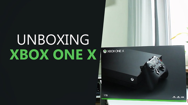 Unboxing Konsoli Xbox One X!
