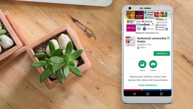 Fałszywa aplikacja do mobilnej bankowości
