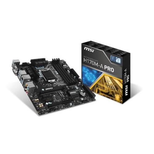 MSI H170M-A PRO s1151 H170 2DDR4 USB3.1/VGA uATX