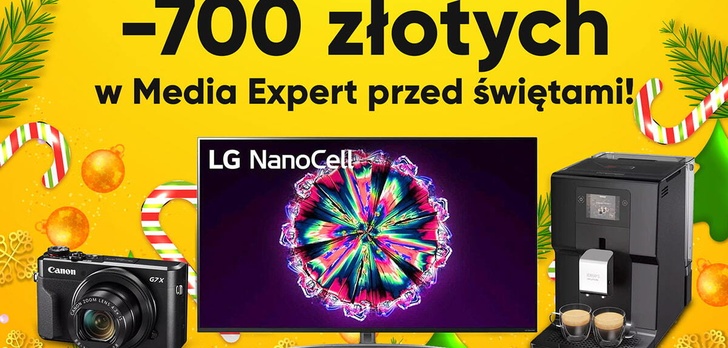 Zaoszczędź 700 złotych na świątecznych zakupach w Media Expert!
