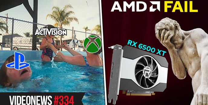 Microsoft kupił Activision Blizzard, AMD wypuściło słabą kartę graficzną - VideoNews 334