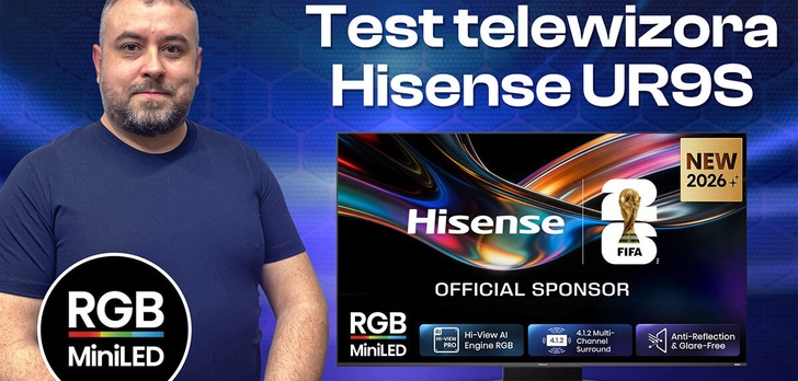 Hisense 65UR9S - Mini LED RGB jakości premium
