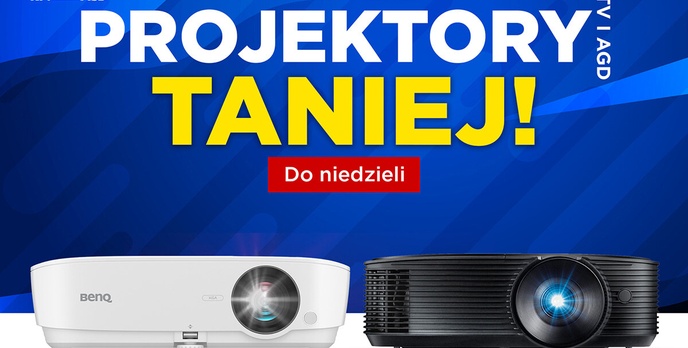 Projektory FAKTYCZNIE taniej! Oprócz tego telewizor i AGD