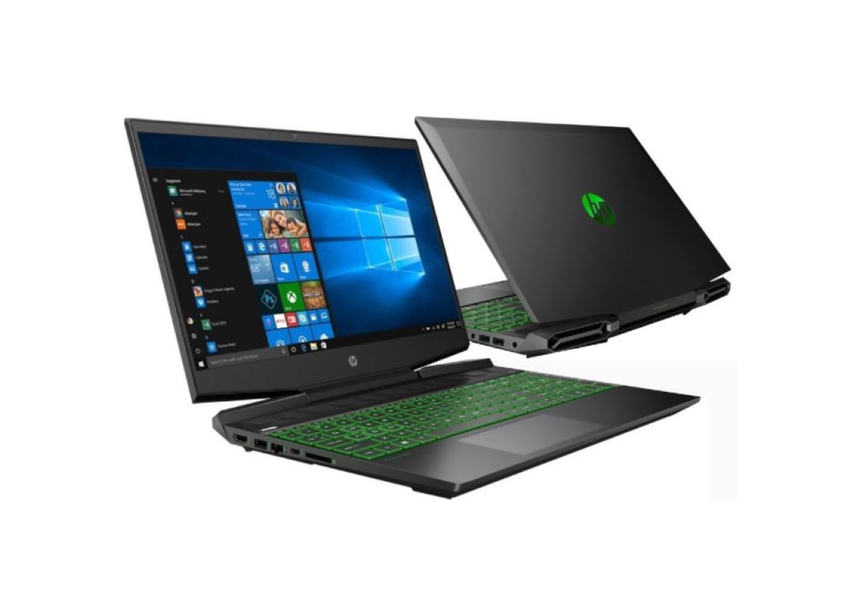 HP Pavilion Gaming 15-dk1047nw od przodu i od tyłu