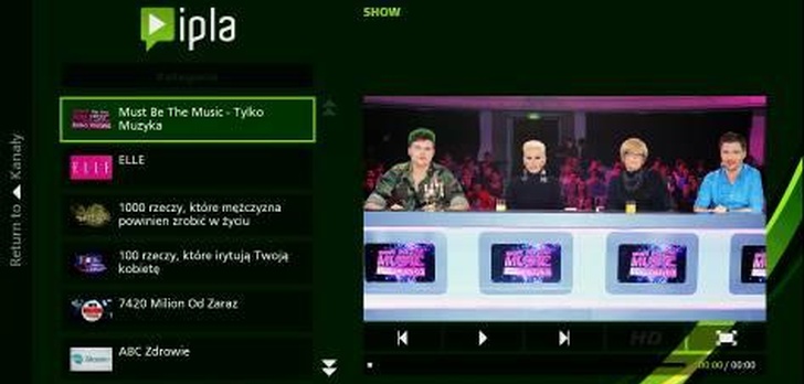 Ipla 3.0 w telewizorach Panasonic VIERA