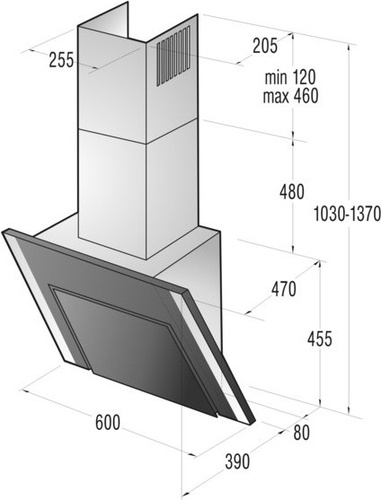 Gorenje Okap kominowy DVG6545W