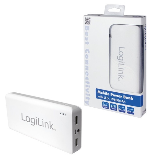 LogiLink Przenośna ladowarka Power Bank 19.600mAh