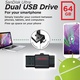 SanDisk Ultra Dual USB Drive 64 GB