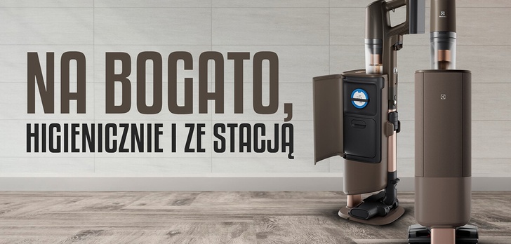 Designerski odkurzacz ze stacją. TEST Electrolux Absolute Hygienic 800