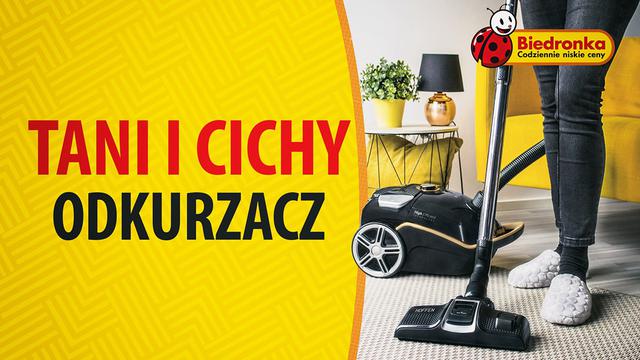 Tani i cichy odkurzacz w Biedronce