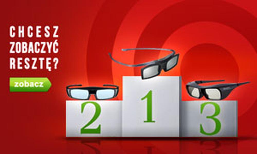 TOP 10 Okularów 3D - Ranking Sierpień 2015
