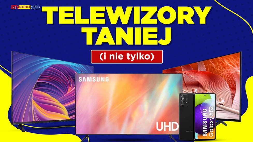 Telewizory taniej - Większość promocji tylko do poniedziałku!