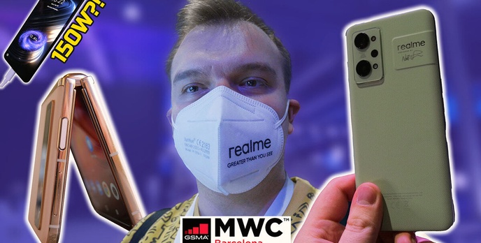 Najlepsze na MWC 2022 - Flagowce realme i OPPO, robopies, TCL, konsola Razera i inne