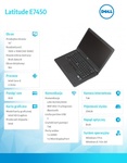 Dell Latitude E7450 Win78.1Pro(64-bit win8, nosnik) i5-5300U/256GB/8GB/BT 4.0/4-cell/Office 2013 Trial/UMA/KB-Backlit/14"/3Y NBD