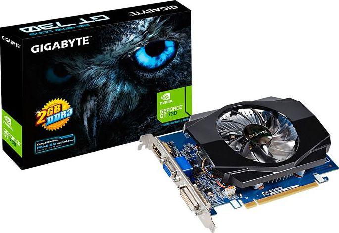 Gigabyte GeForce GT 730 2GB DDR3 (64 bit) DVI, HDMI, D-Sub Gigabyte GeForce GT 730 2GB DDR3 (64 bit) DVI, HDMI, D-Sub