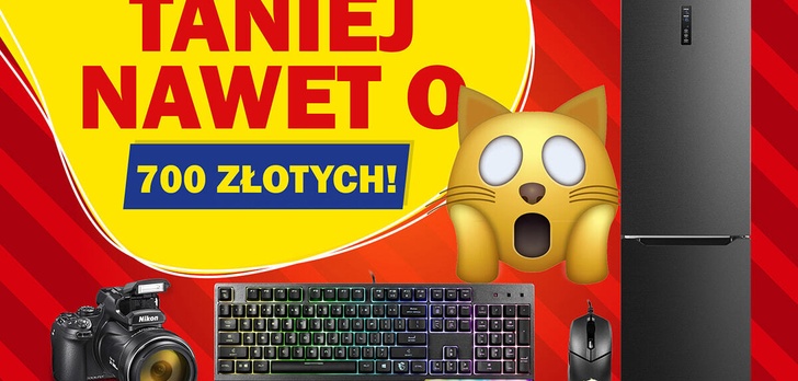 Lodówka taniej o 700 złotych? A może aparat lub zestaw od MSI?