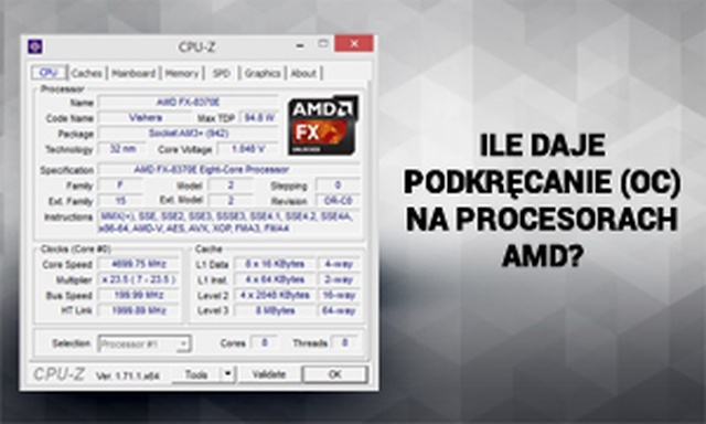 Ile Daje Podkręcanie (OC) na Procesorach AMD?