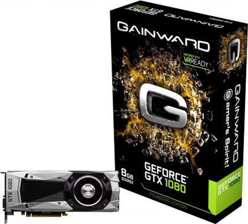 Gainward GeForce GTX 1080 Founders Edition 8GB GDDR5X (256 bit) DVI, HDMI, 3x DP, BOX (426018336-3620)
