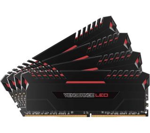 Corsair Vengeance LED Red DDR4 32GB (4 x 8GB) 3200 CL16