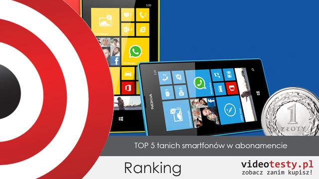 Top 5 Smartfonów za 1 zł - Play, Orange, Plus, T-Mobile