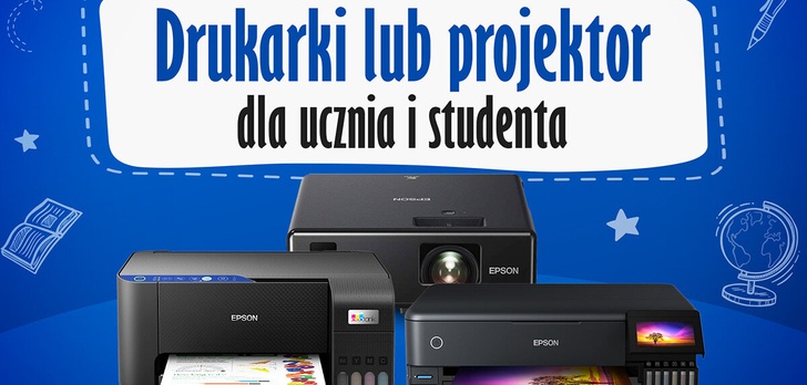 Powrót do szkoły i na studia z Epsonem! Przenośny projektor i świetne drukarki