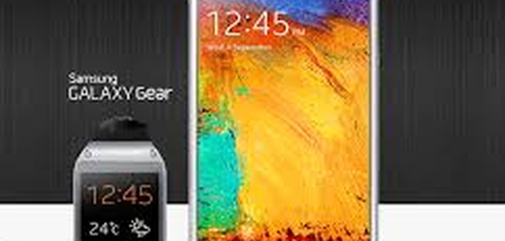 Papierowa sztuka obrazująca możliwości GALAXY Note 3 i GALAXY Gear
