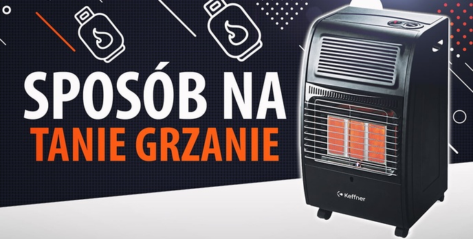 Piecyk gazowy Keffner - 4200 W za 275 zł