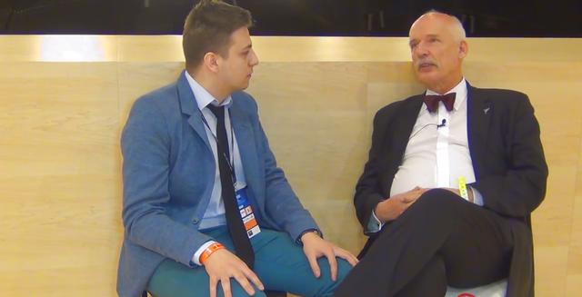 Janusz Korwin-Mikke: "Spędziłem dwie noce z Jet Set Willy" - IEM 2015