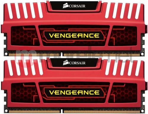 Corsair Vengeance 2x4GB, DIMM,1600MHz, DDR3,CL9,XMP,Non-ECC,with red Heatsink (CMZ8GX3M2A1600C9R)