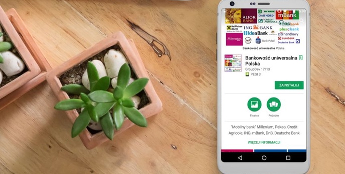 Fałszywa aplikacja do mobilnej bankowości