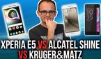 Porównanie Alcatel Shine vs Sony Xperia E5 vs Kruger&Matz Live 4