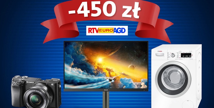 Obniżka o 450 złotych na pralkę? Nie tylko! Aparat, myszka lub piekarnik taniej