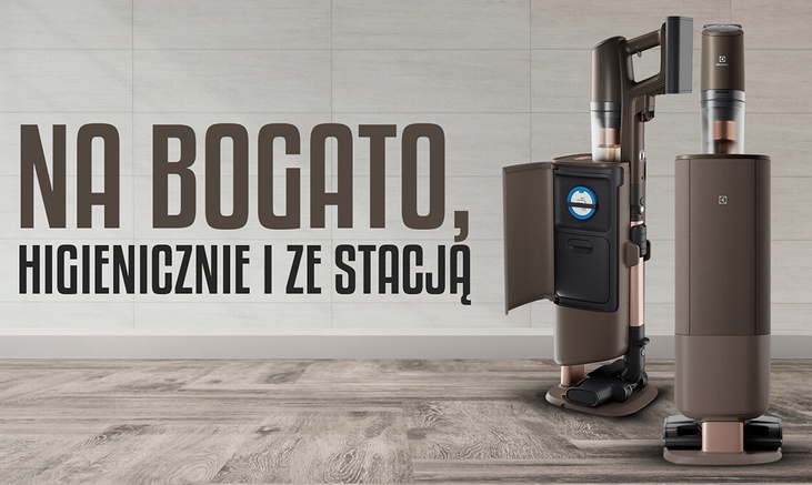 Designerski odkurzacz ze stacją. TEST Electrolux Absolute Hygienic 800