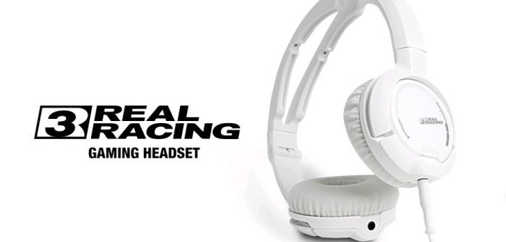 Słuchawki Steelseries dedykowane grze Real Racing 3 na iOS i Android