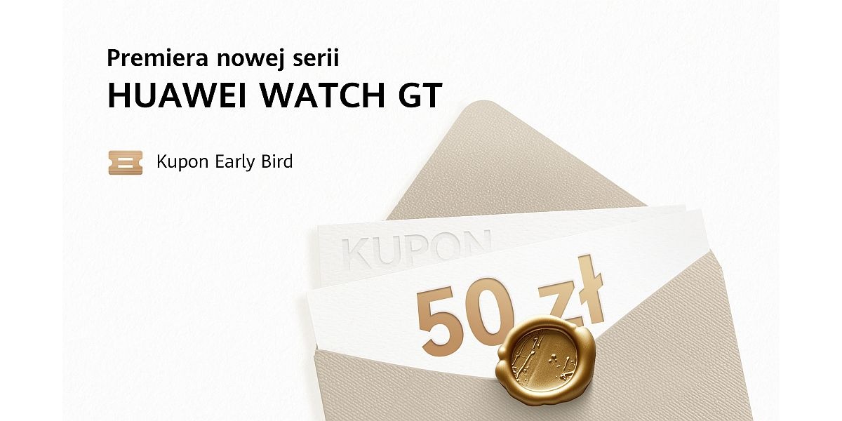 Huawei Watch GT 6 kupon o wartości 50 zł