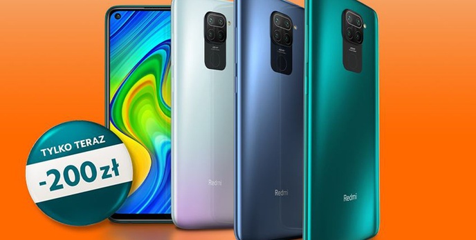Xiaomi Redmi Note 9 w promocji tańszy o 200 zł
