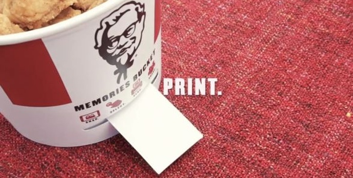 Szalony Pomysł KFC - Kubełek Wydrukuje Zdjęcia