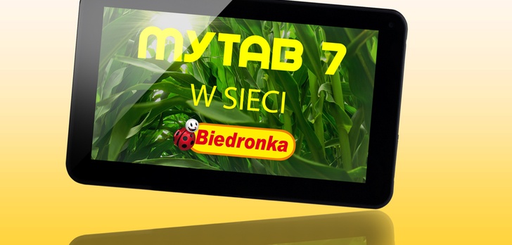 myTAB 7 z najnowszym systemem Android 4.2, w wakacyjnej cenie - w Biedronkach! 