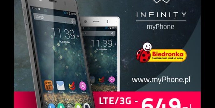 Kolejne Smartfony myPhone w Biedronce