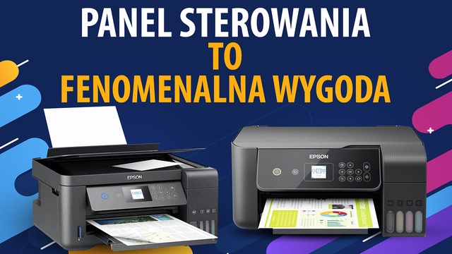 Drukarka wielofunkcyjna z panelem sterującym? To mega wygoda!
