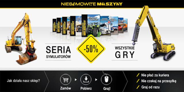 LETNIA PROMOCJA – „NIESAMOWITE MASZYNY” 50% TANIEJ