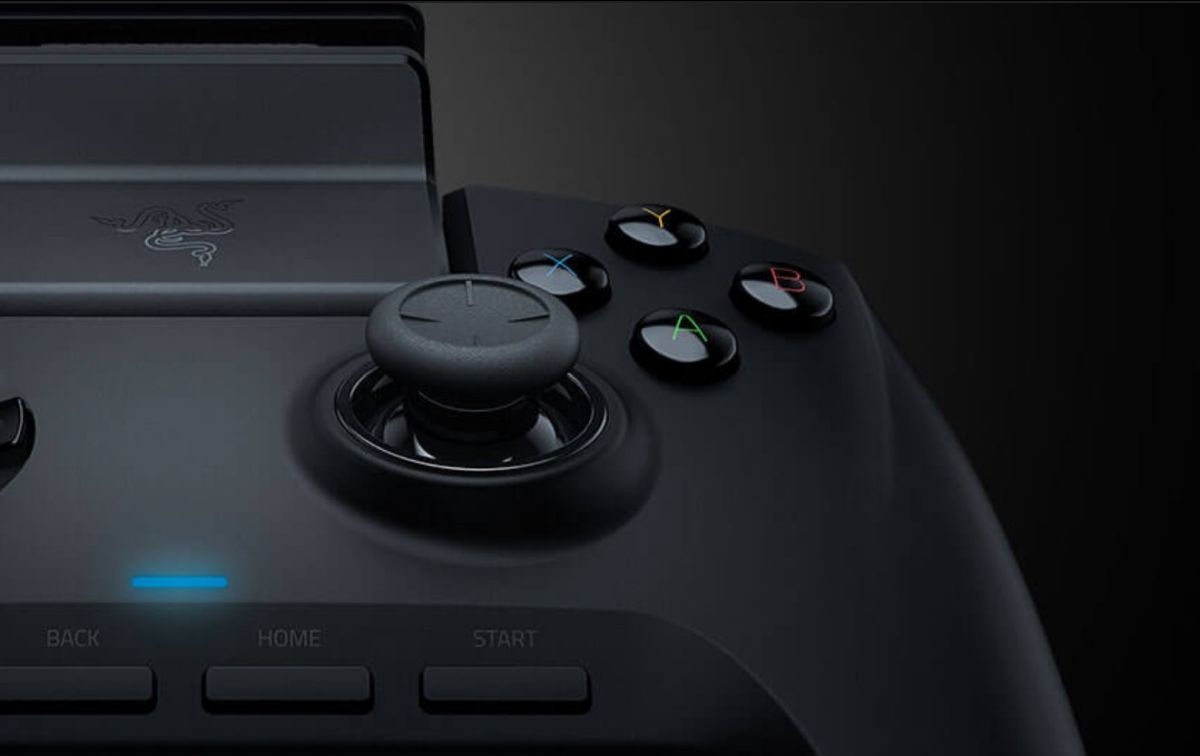 Razer Raiju Mobile przyciski z bliska